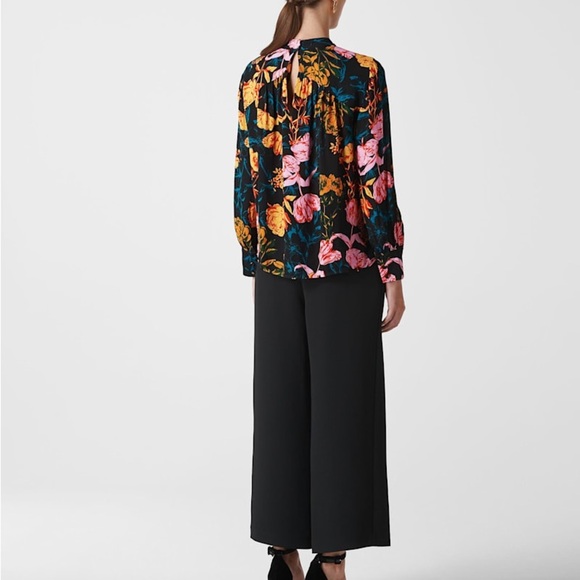 Whistles Digital Bloom Print Blouse, Size 4 - Picture 3 of 12